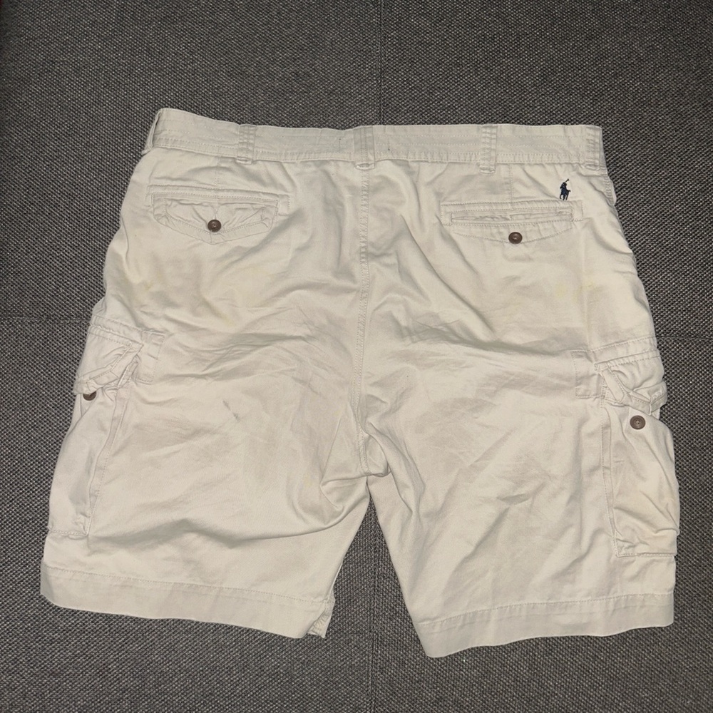 Vintage Polo Ralph Lauren Khaki Cargo Shorts Size 48